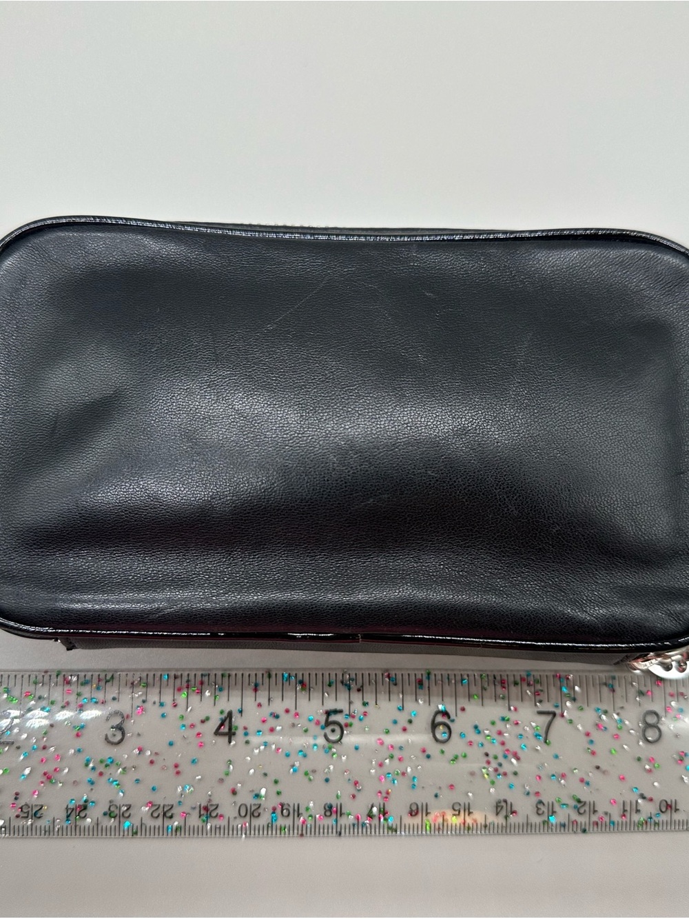 Coach Vintage Black Leather Zip Travel Pouch - Picture 3 of 7